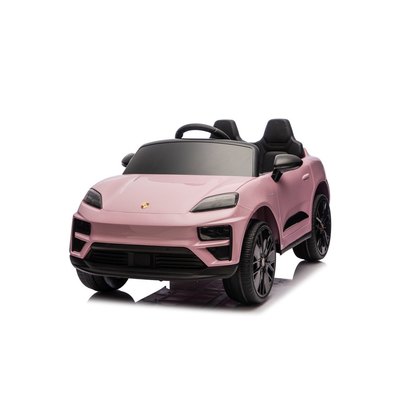 Růžové vozidlo Porsche Macan