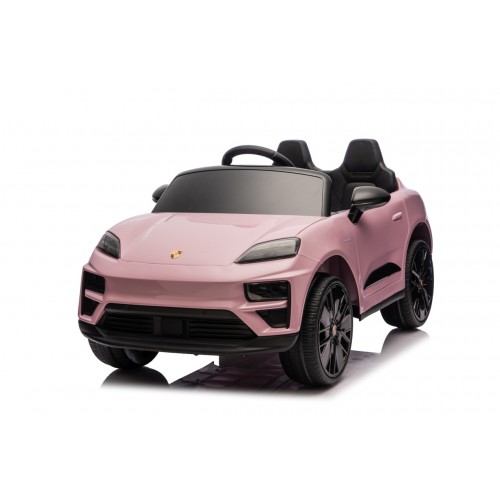 Růžové vozidlo Porsche Macan