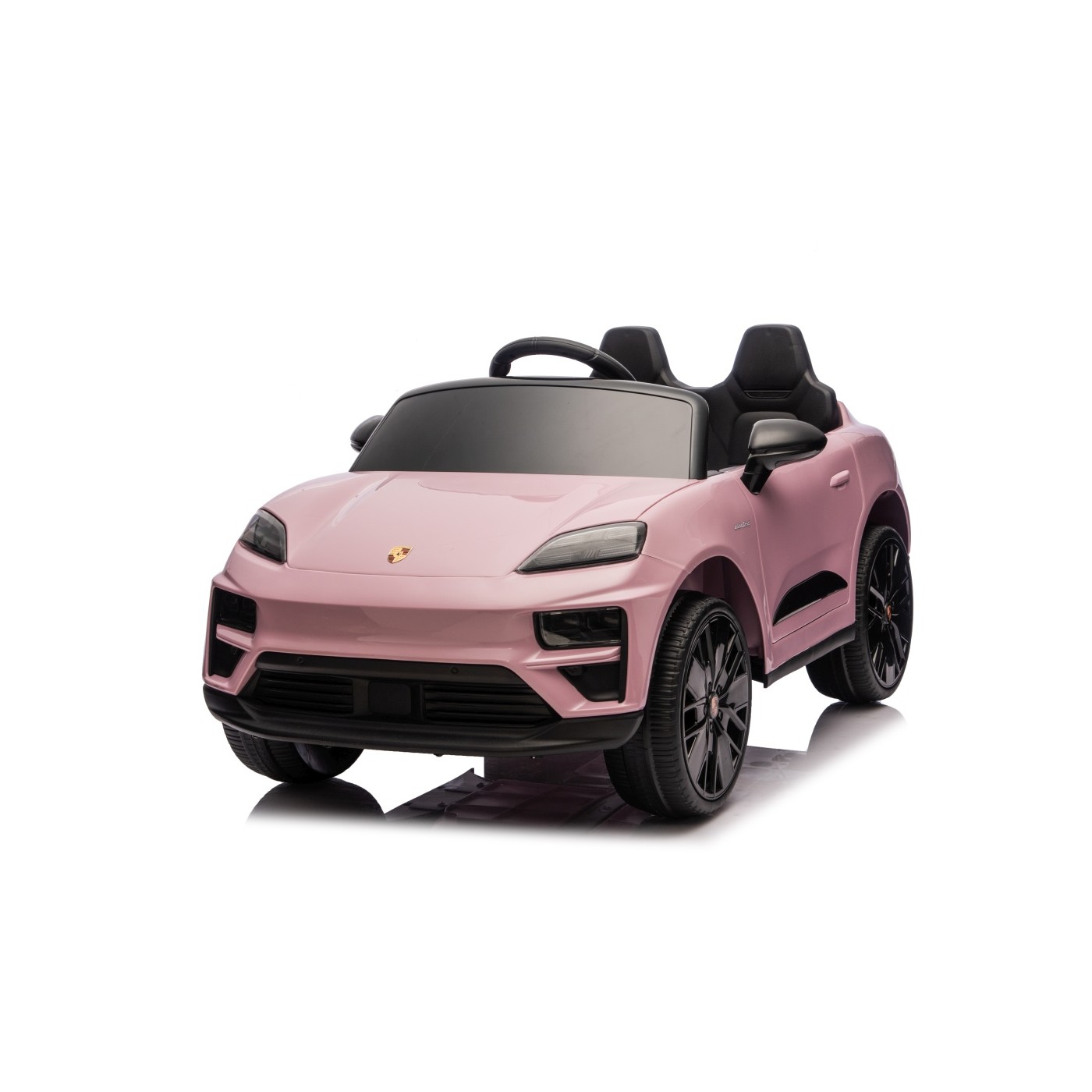 Růžové vozidlo Porsche Macan