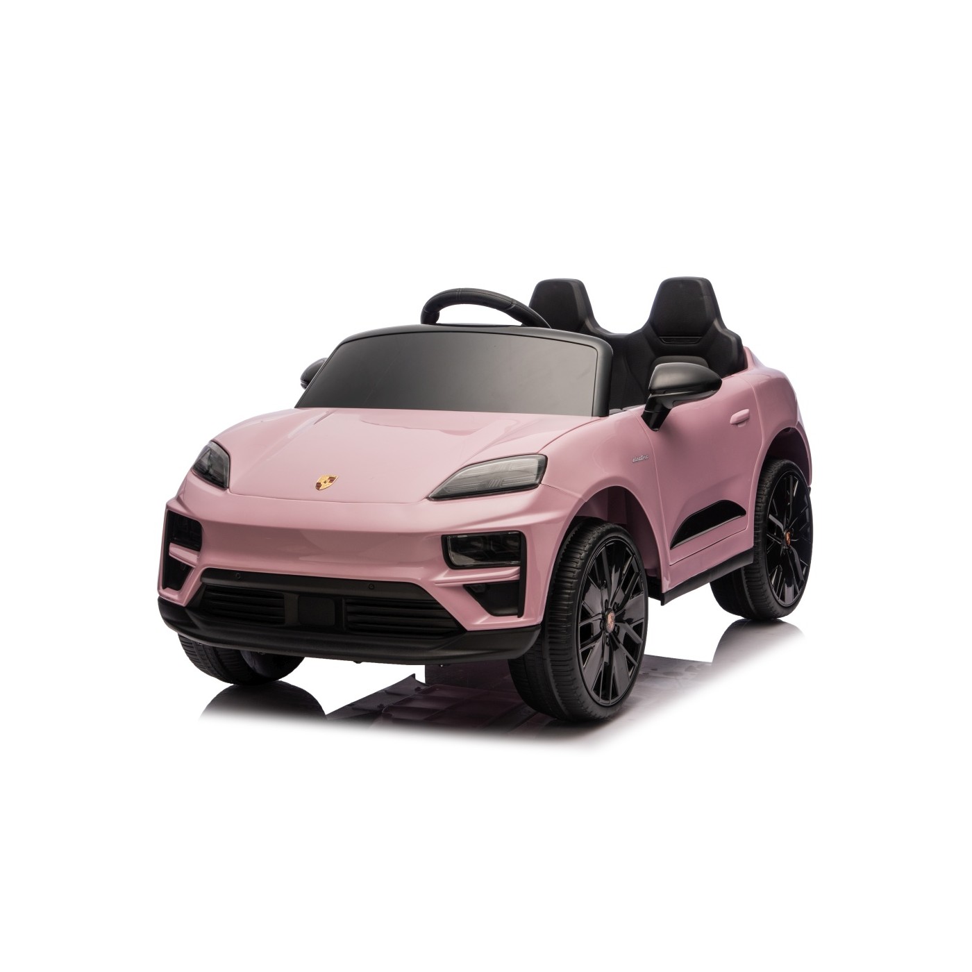 Růžové vozidlo Porsche Macan