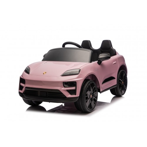 Růžové vozidlo Porsche Macan