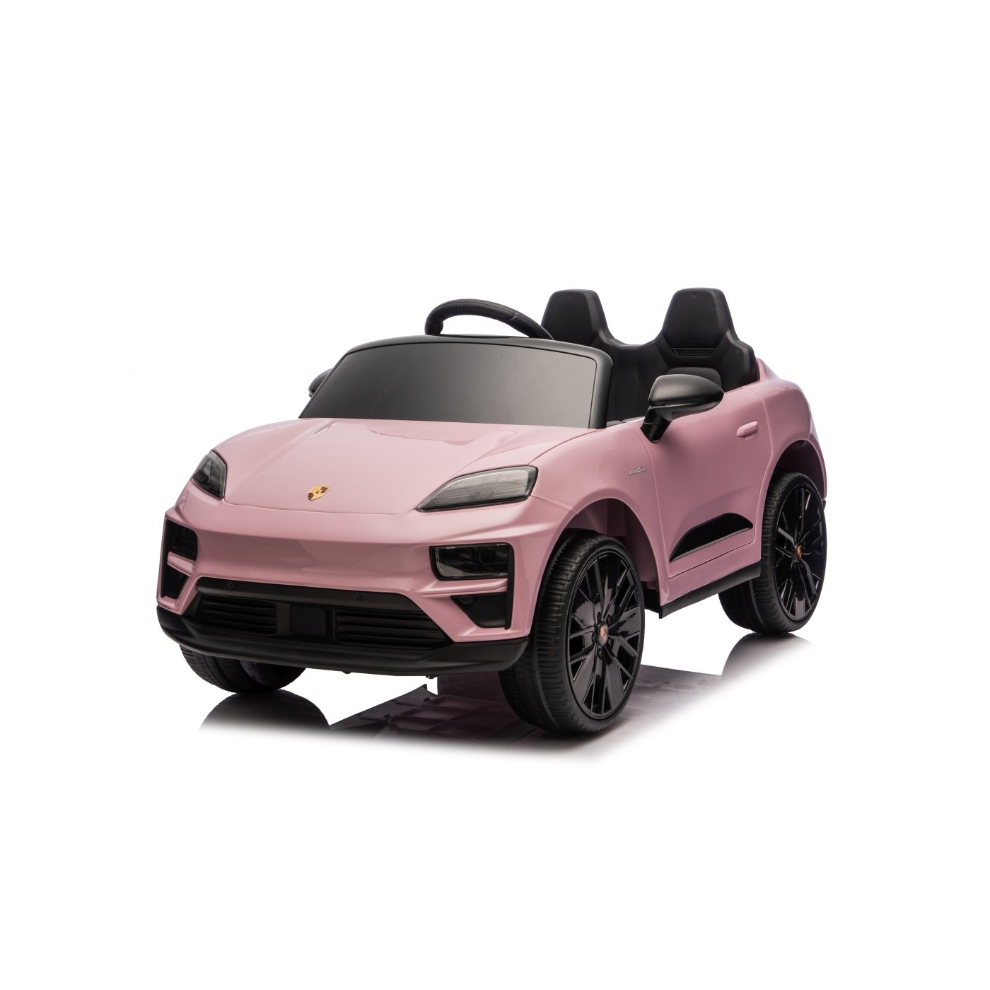 Růžové vozidlo Porsche Macan