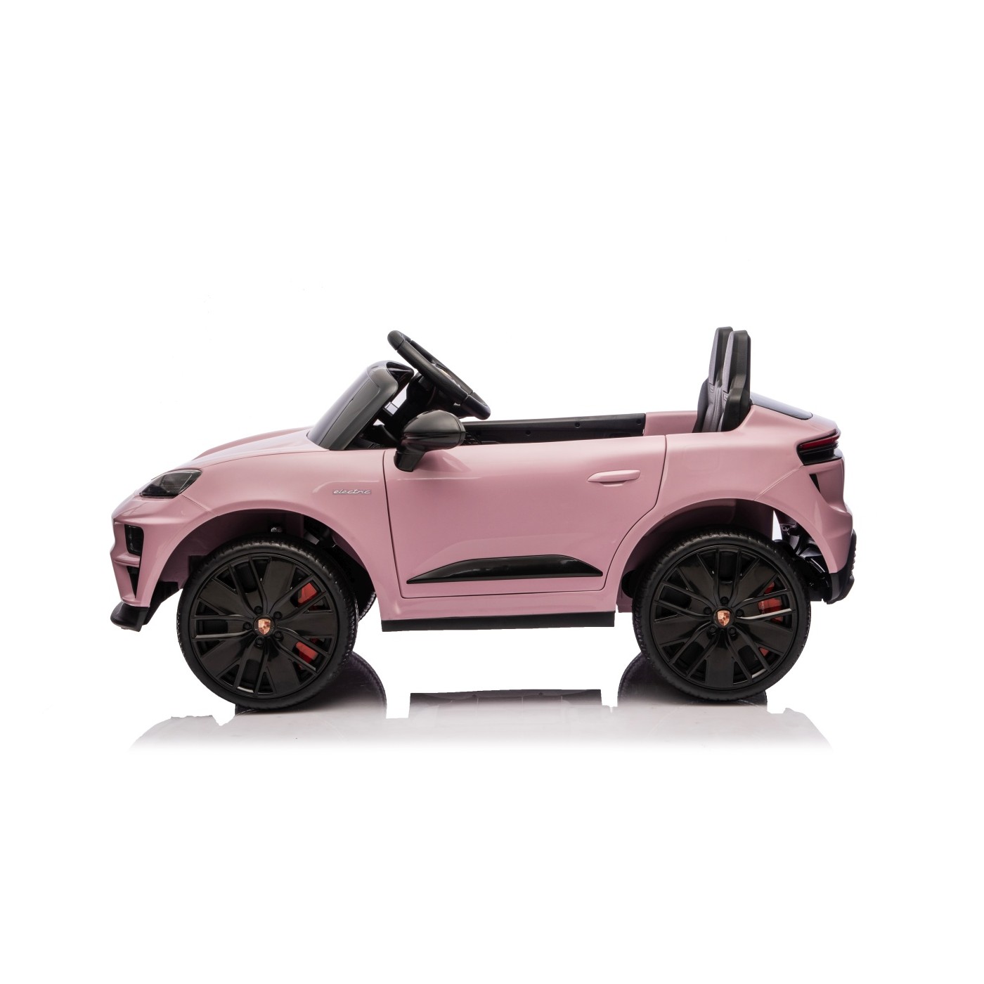 Růžové vozidlo Porsche Macan