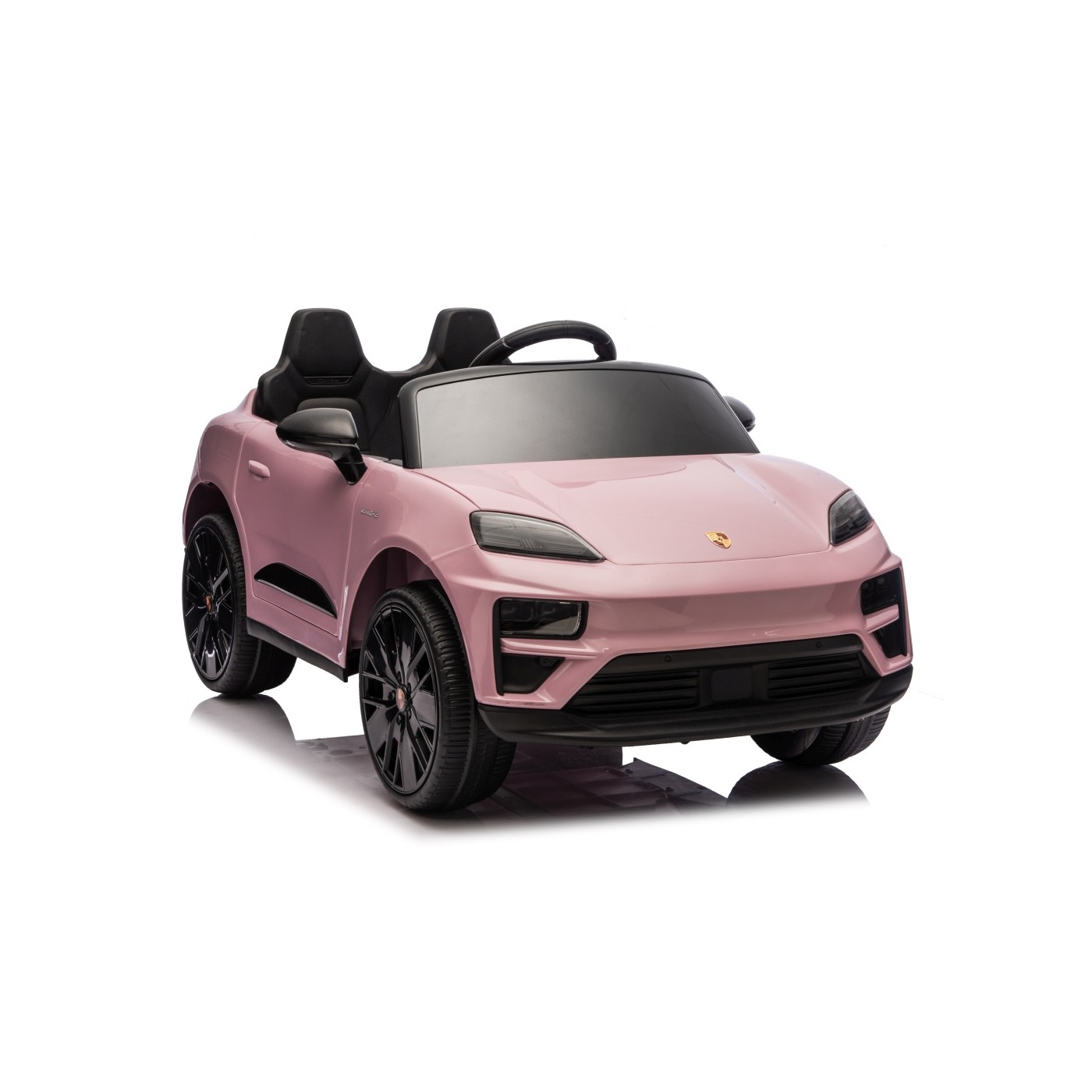 Růžové vozidlo Porsche Macan