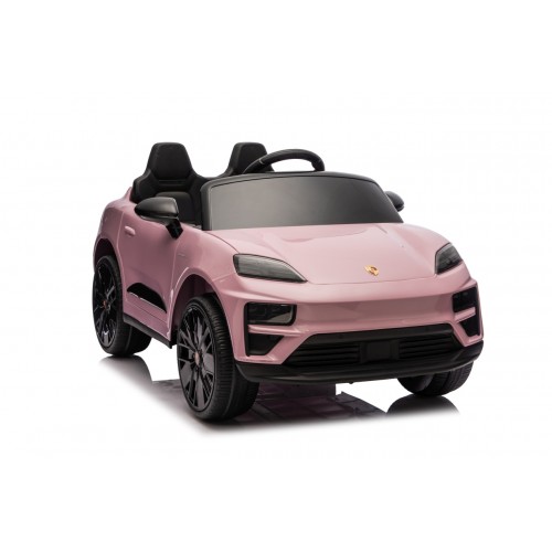 Růžové vozidlo Porsche Macan