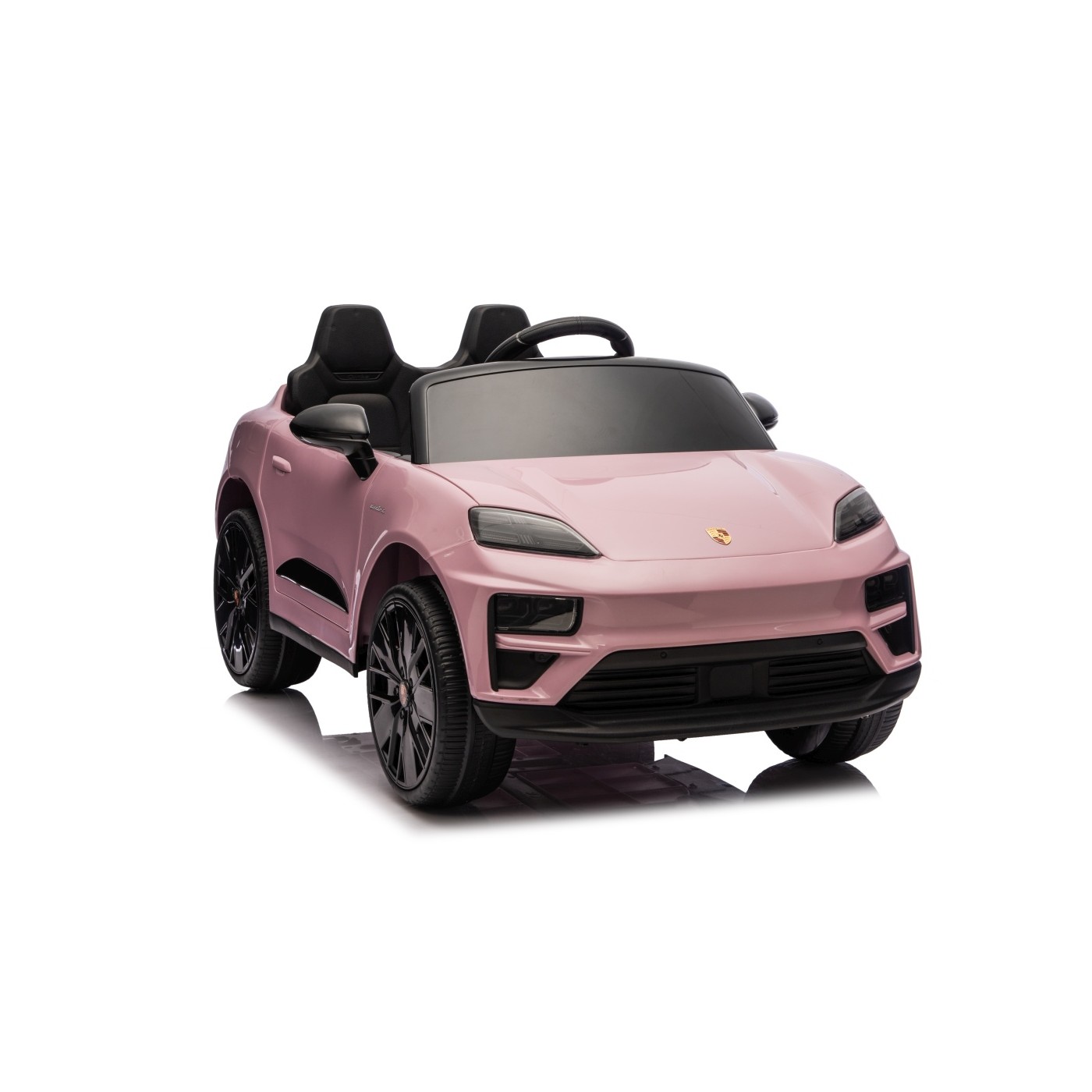 Růžové vozidlo Porsche Macan