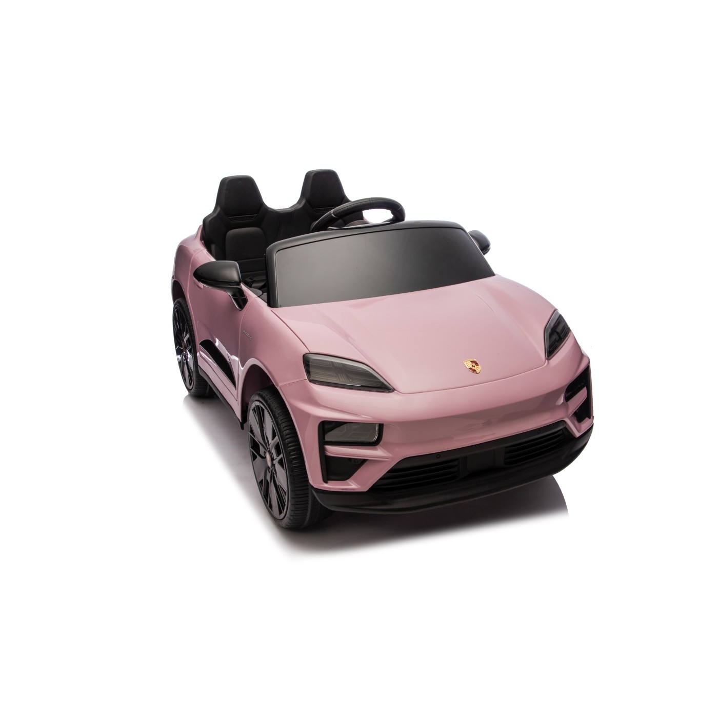 Růžové vozidlo Porsche Macan