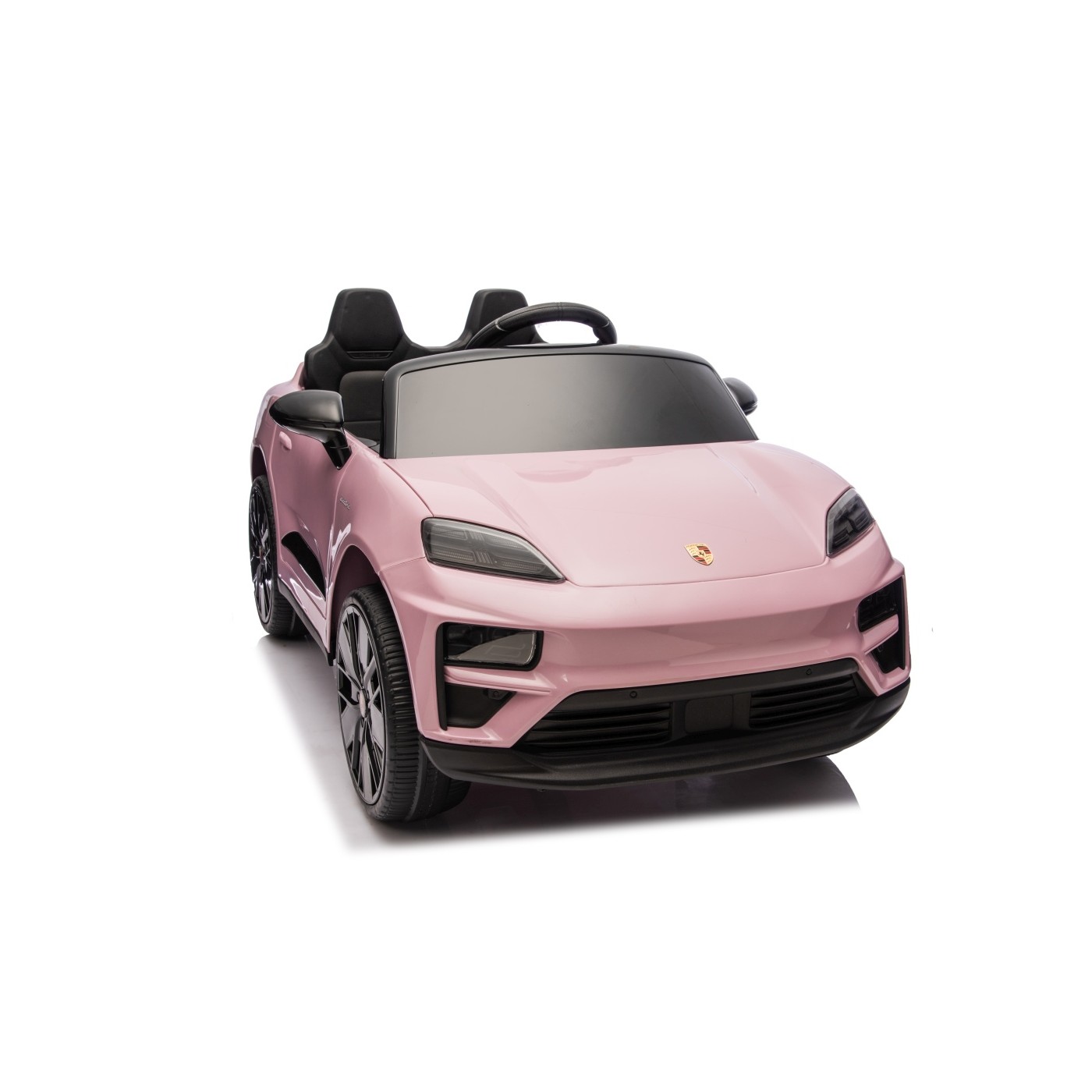 Růžové vozidlo Porsche Macan