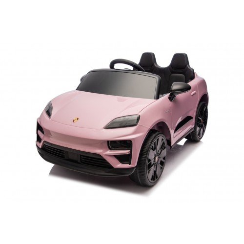 Růžové vozidlo Porsche Macan
