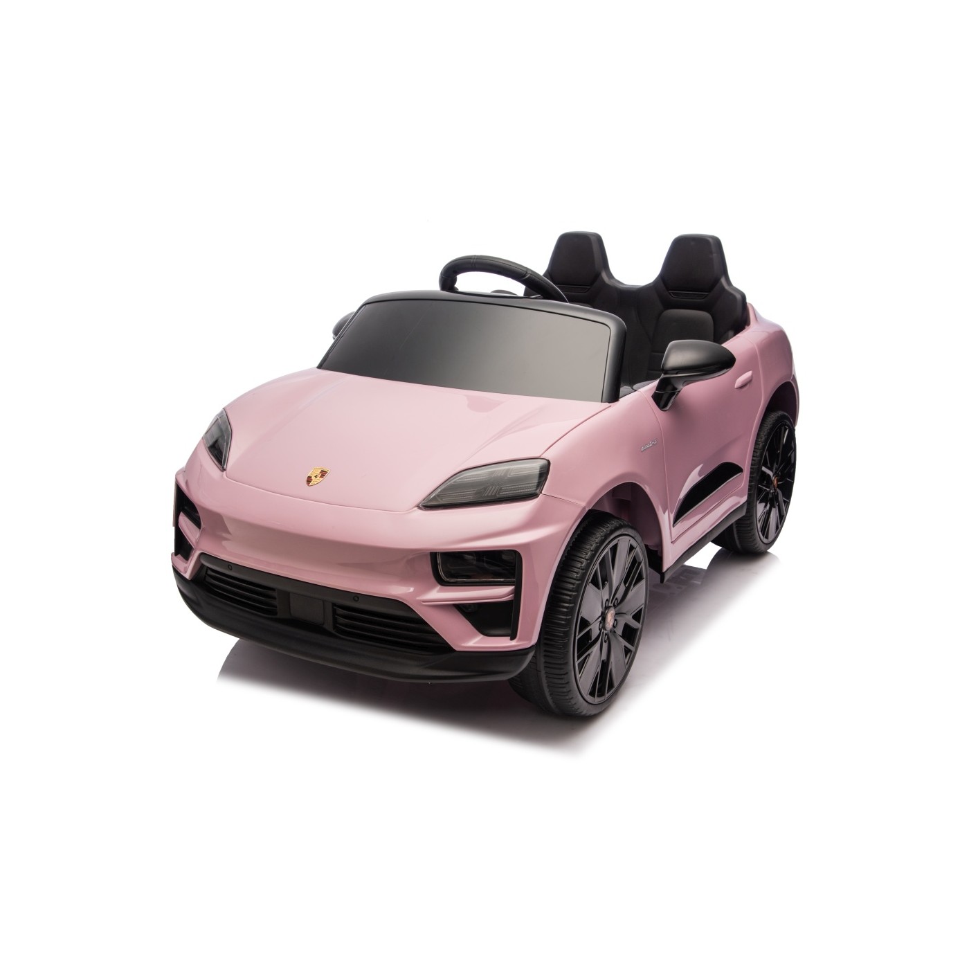 Růžové vozidlo Porsche Macan