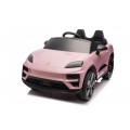 Růžové vozidlo Porsche Macan