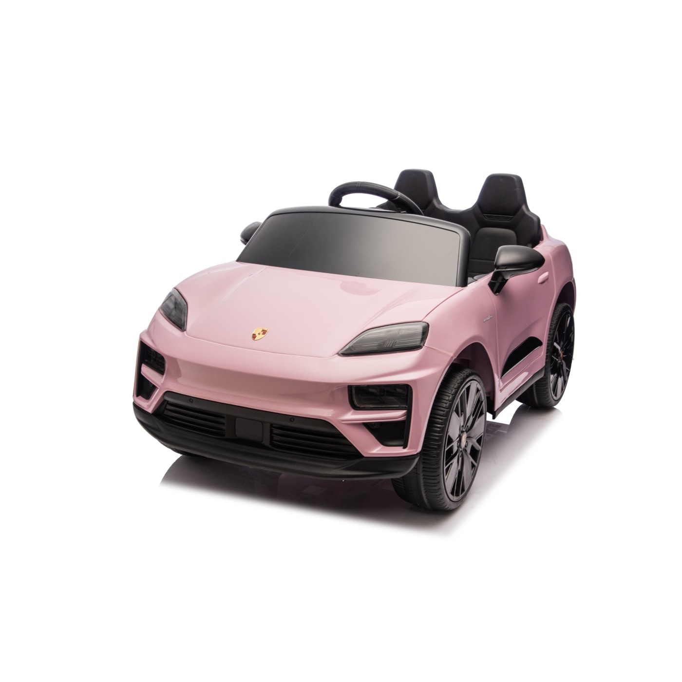 Růžové vozidlo Porsche Macan