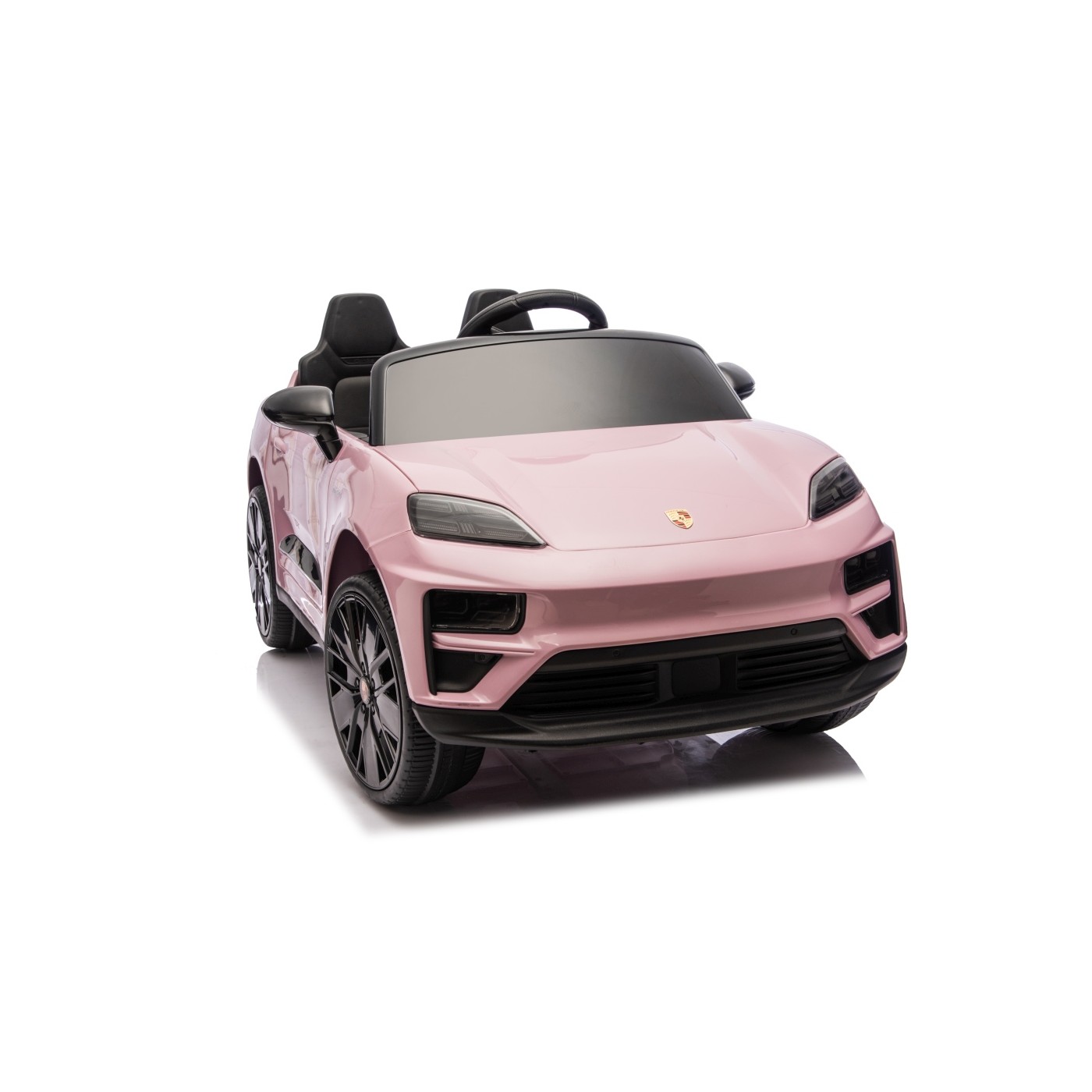 Růžové vozidlo Porsche Macan