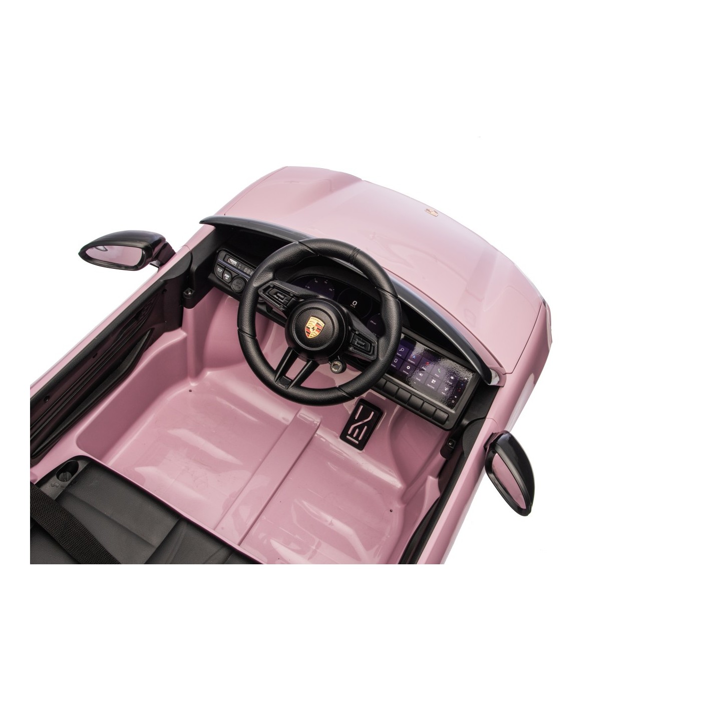 Růžové vozidlo Porsche Macan