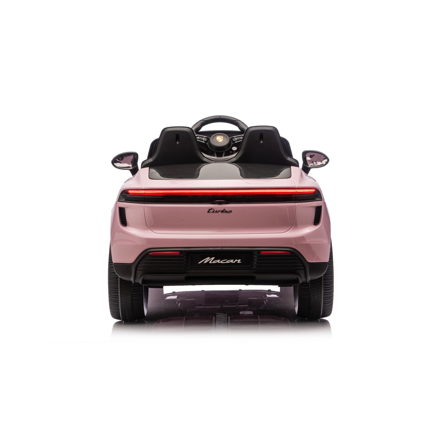 Růžové vozidlo Porsche Macan