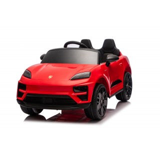 Červené vozidlo Porsche Macan