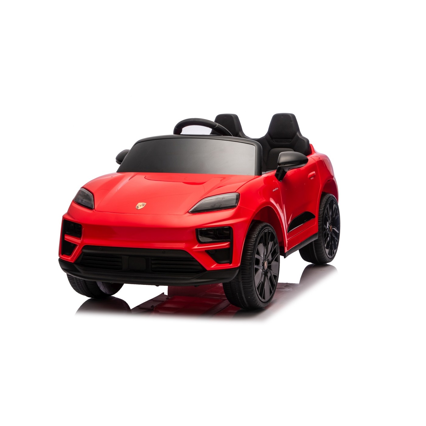 Červené vozidlo Porsche Macan