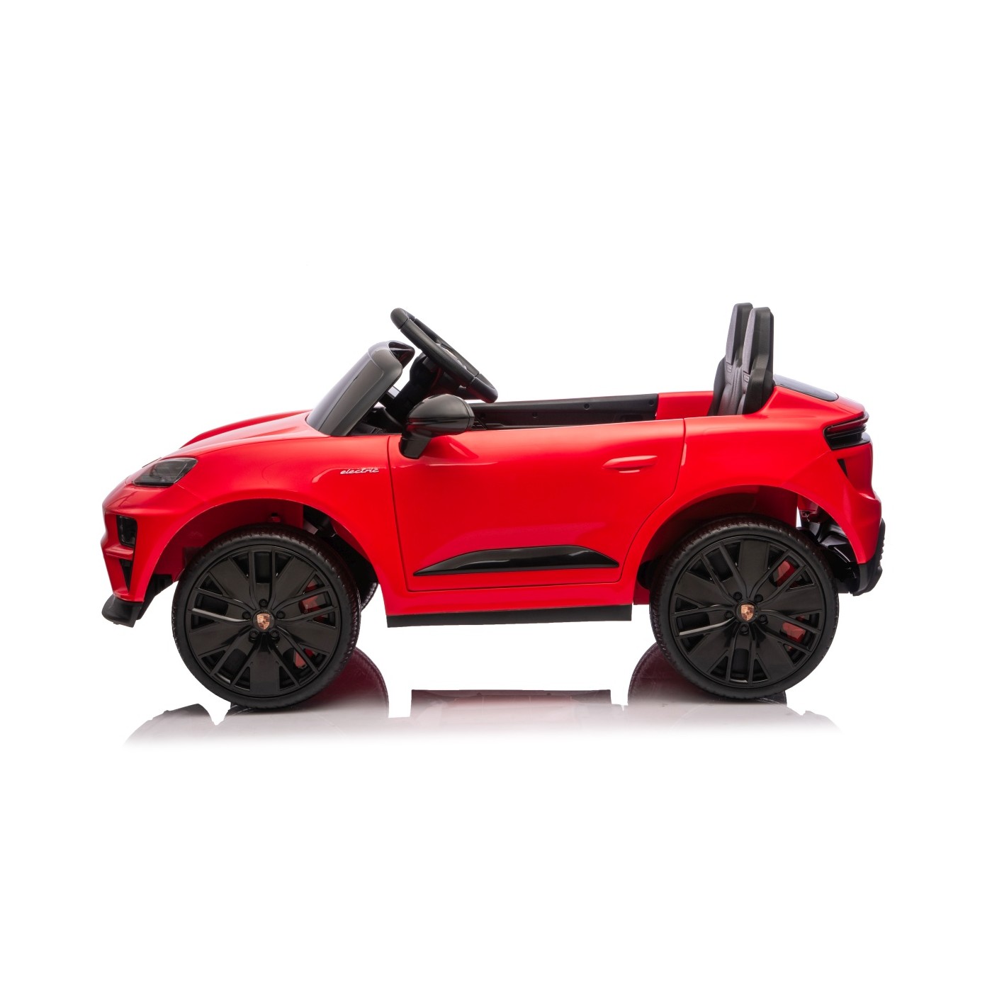 Červené vozidlo Porsche Macan