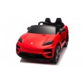 Červené vozidlo Porsche Macan