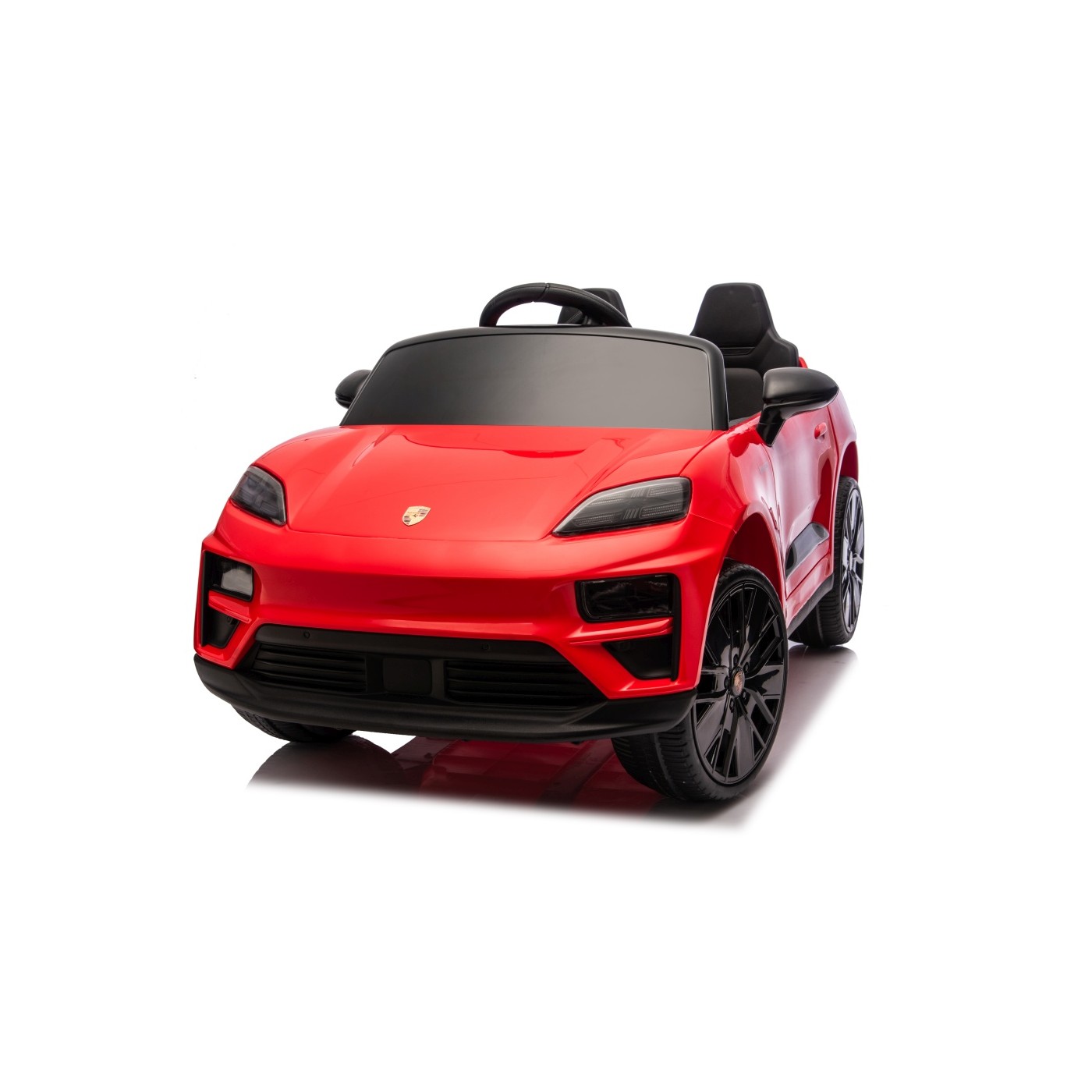 Červené vozidlo Porsche Macan