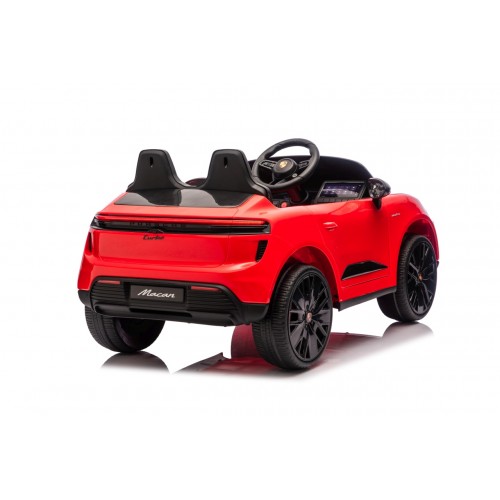 Červené vozidlo Porsche Macan
