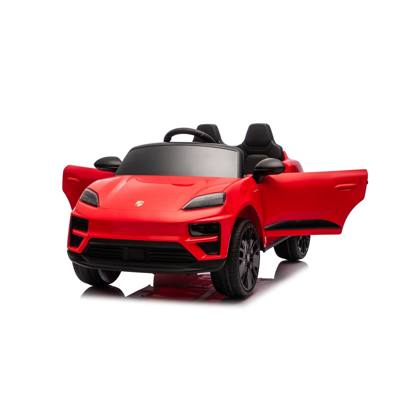 Červené vozidlo Porsche Macan