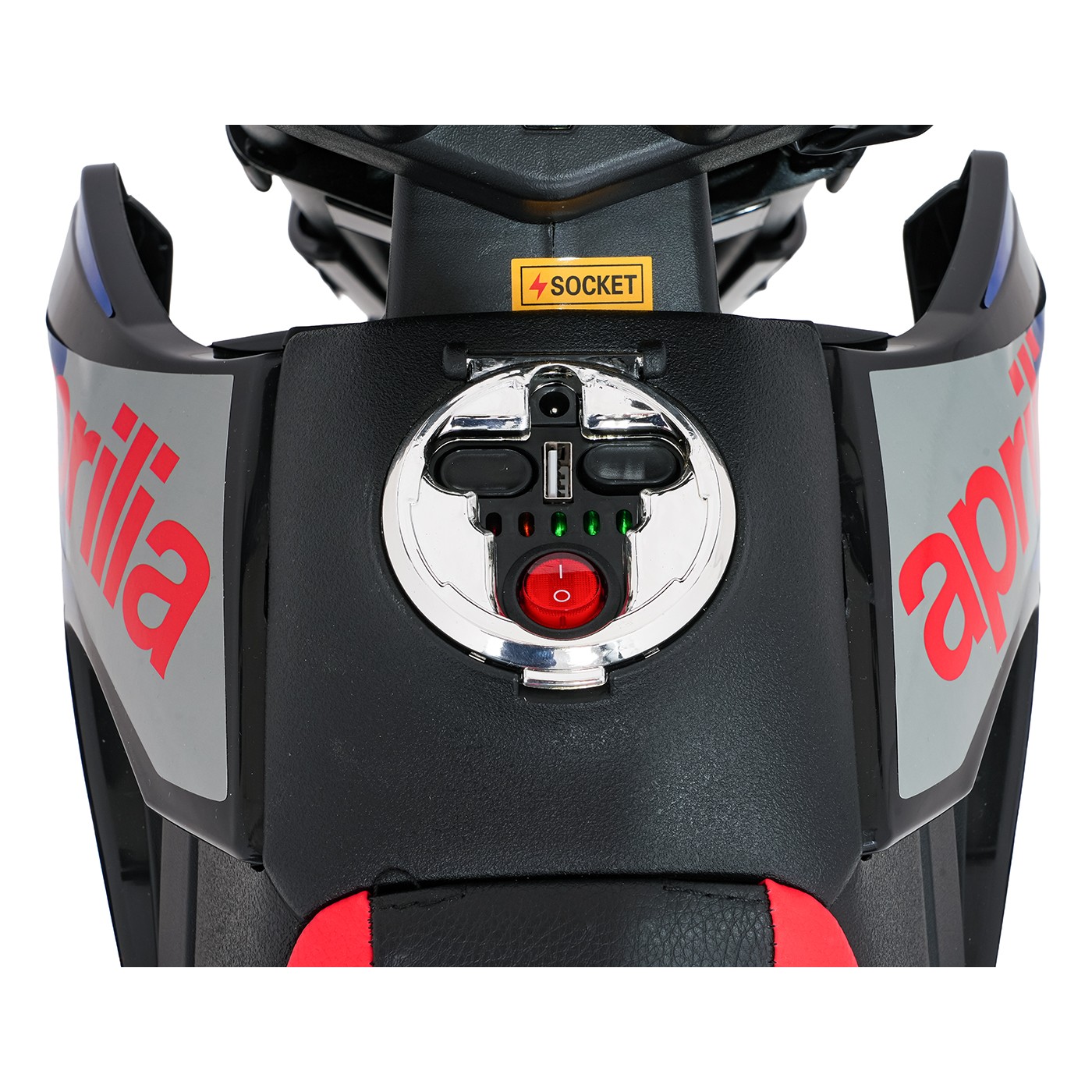 Motor vozidla Aprilia RX modrá