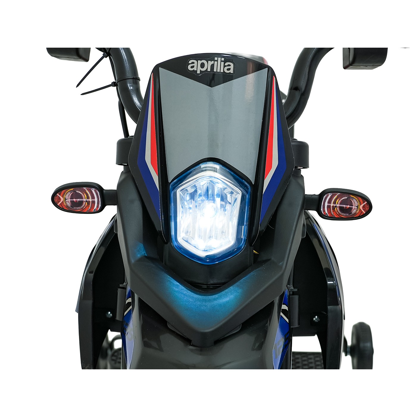 Motor vozidla Aprilia RX modrá