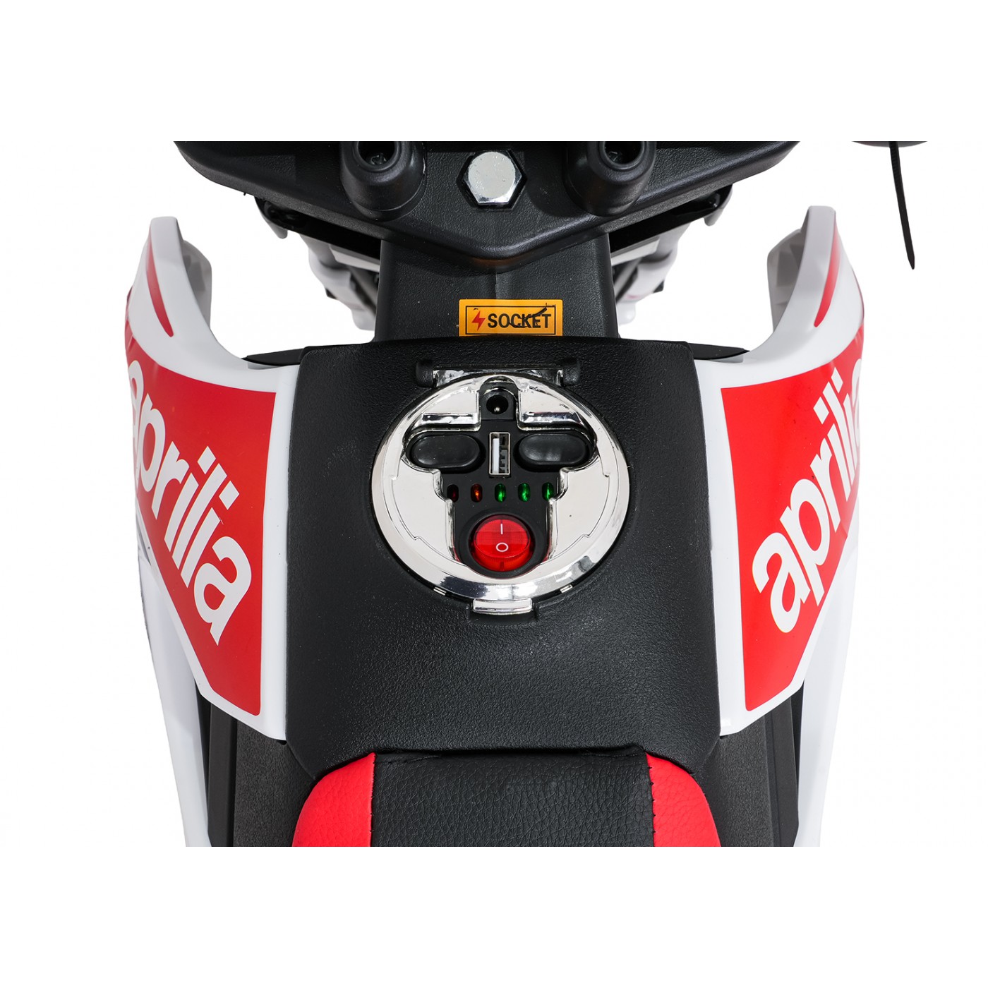 Motor vozidla Aprilia RX bílá