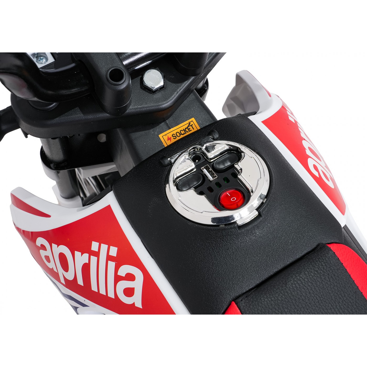 Motor vozidla Aprilia RX bílá
