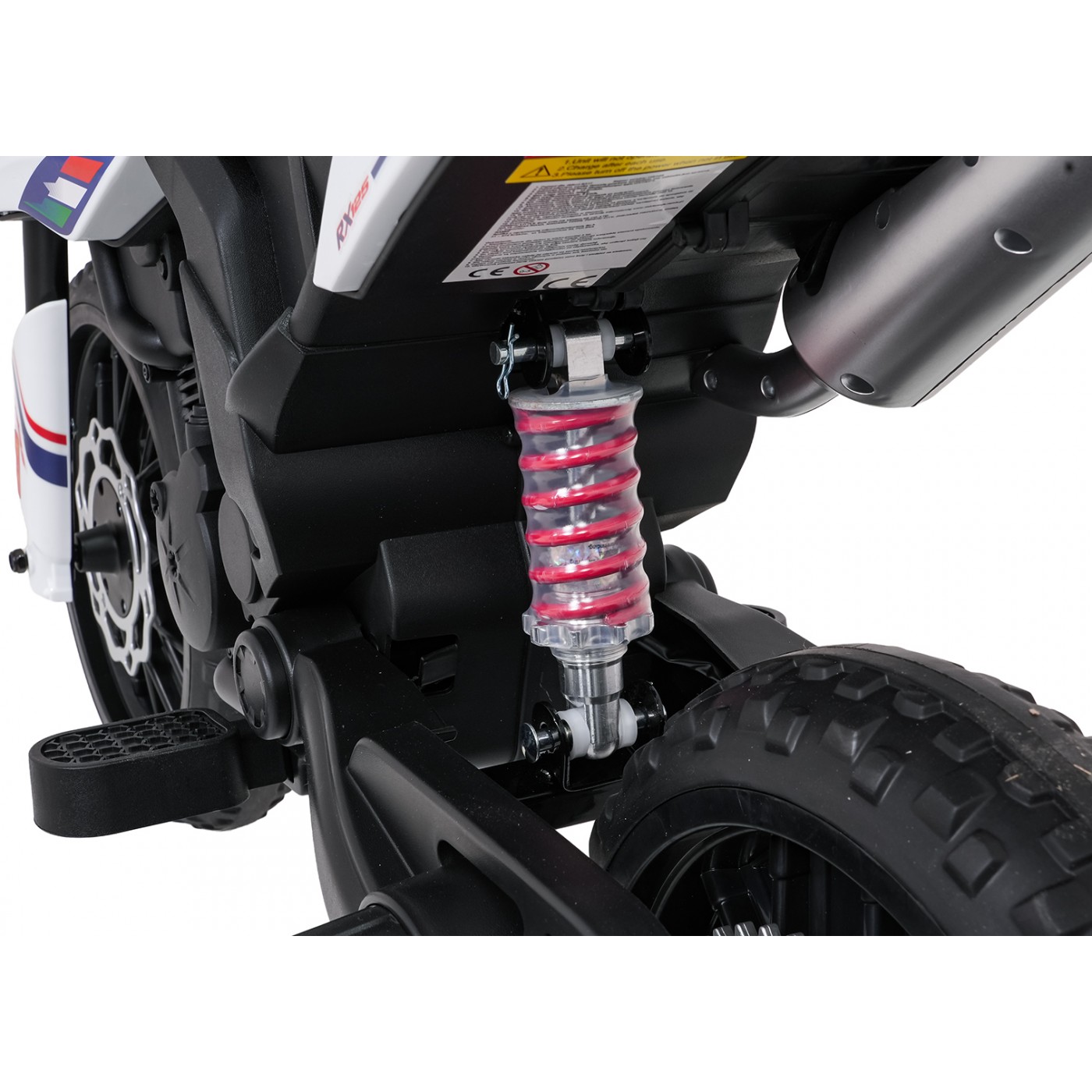 Motor vozidla Aprilia RX bílá