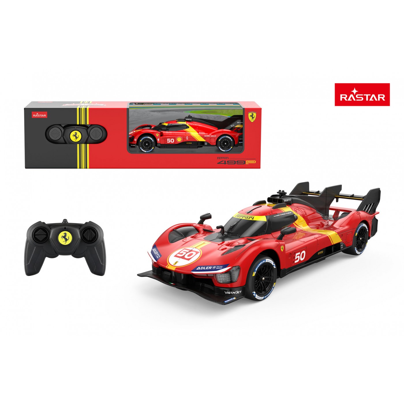 R/C 1:24 Ferrari 499P Červená RASTAR