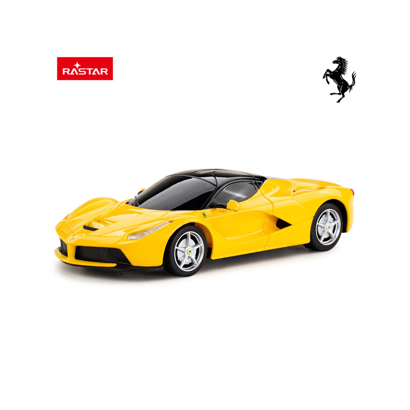 Rádiové auto 1:24 Ferrari LaFerrari žluté RASTAR