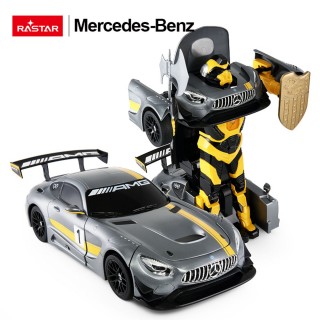 Auto/Robot 2v1 R/C 1:14 Mercedes-AMG GT3 šedý RASTAR