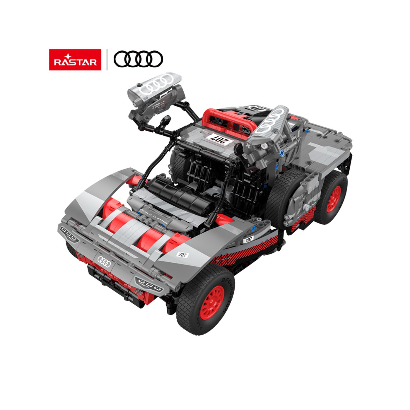 Autodíly 1:14 Audi RS Q e-tron šedé barvy RASTAR