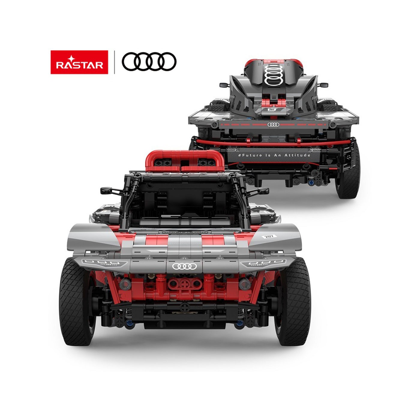 Autodíly 1:14 Audi RS Q e-tron šedé barvy RASTAR