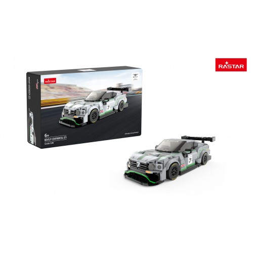 Autodíly 1:29 Bentley Continental GT3 šedé RASTAR