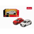 Kovové auto 1:43 Audi A1 stříbrné barvy RASTAR