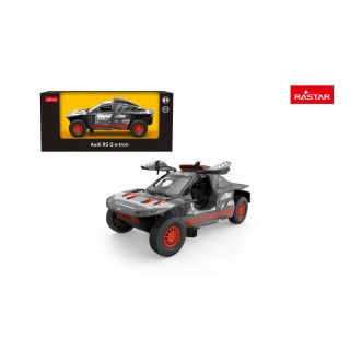 Kovové auto 1:24 AUDI RS Q e-tron šedé RASTAR