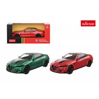 Kovové auto 1:43 BMW M4 CS zelené RASTAR