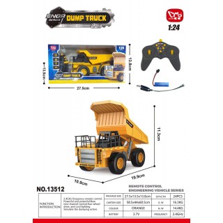 R/C sklápěč žlutý 1:24
