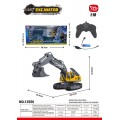 R/C bagr žlutošedý 1:18