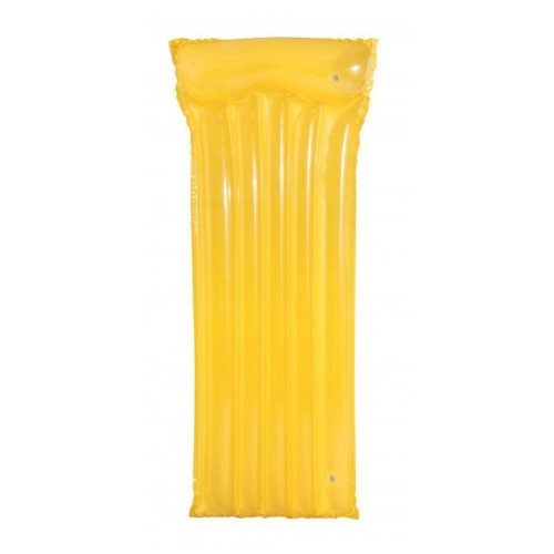 Barevná plážová matrace BESTWAY 183 x 76 cm žlutá