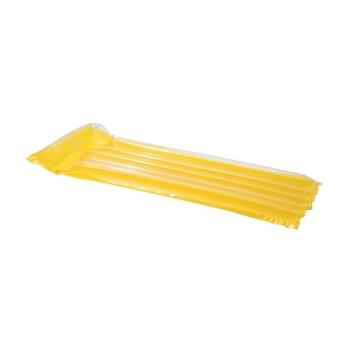 Barevná plážová matrace BESTWAY 183 x 76 cm žlutá