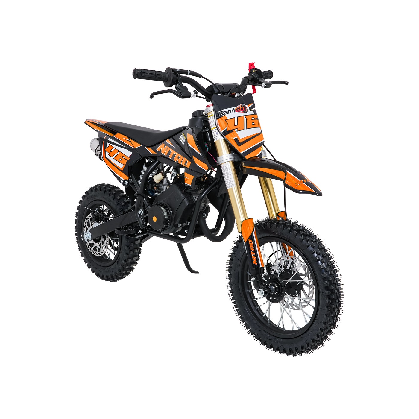 Spalovací motor NITRO 60cc oranžové barvy pro vozidla