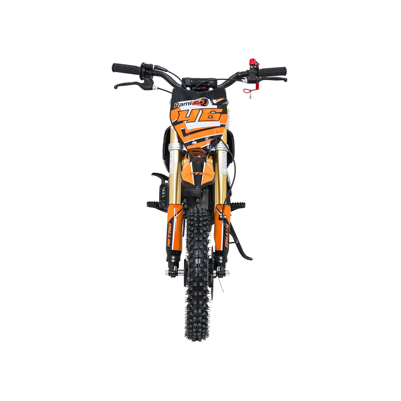 Spalovací motor NITRO 60cc oranžové barvy pro vozidla