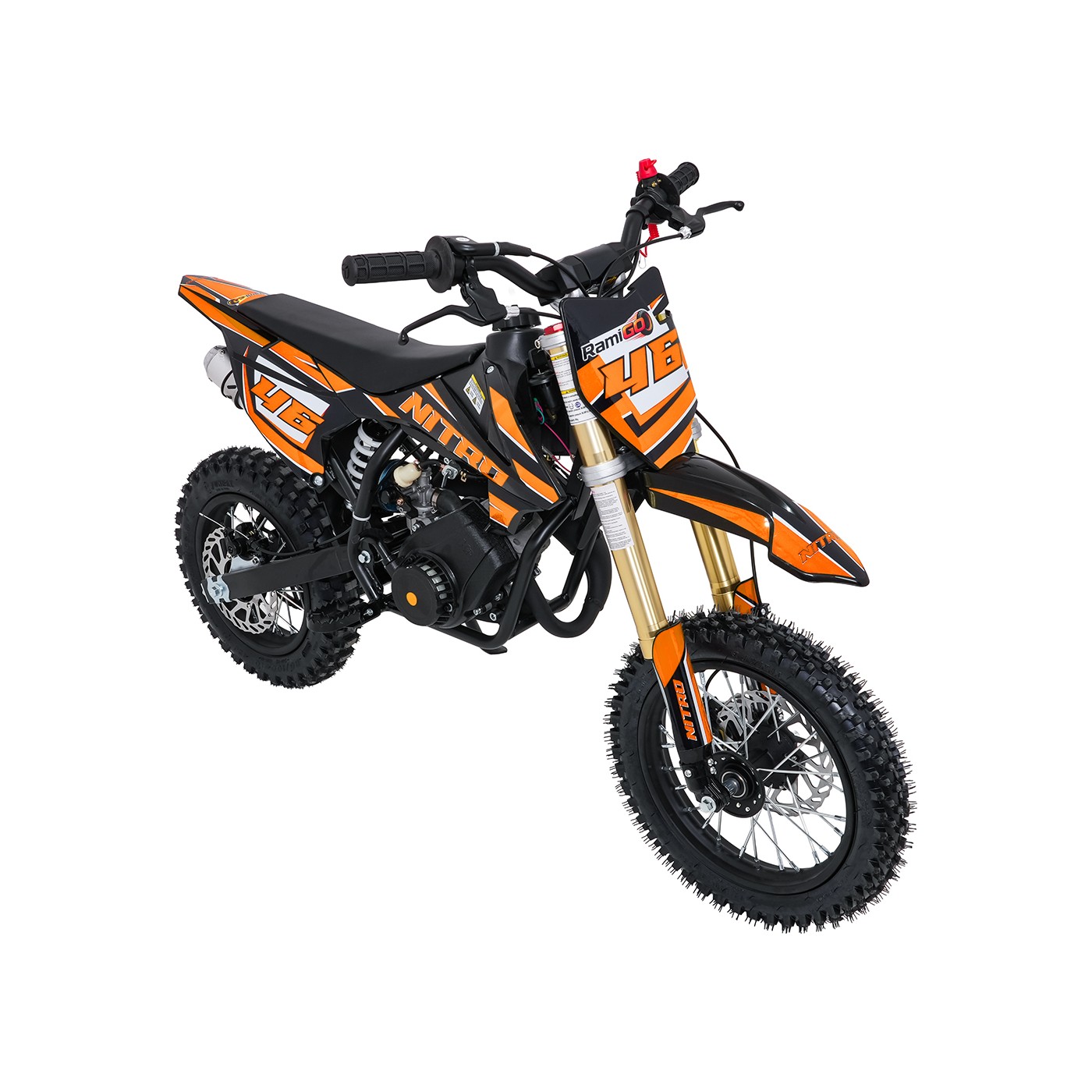 Spalovací motor NITRO 60cc oranžové barvy pro vozidla