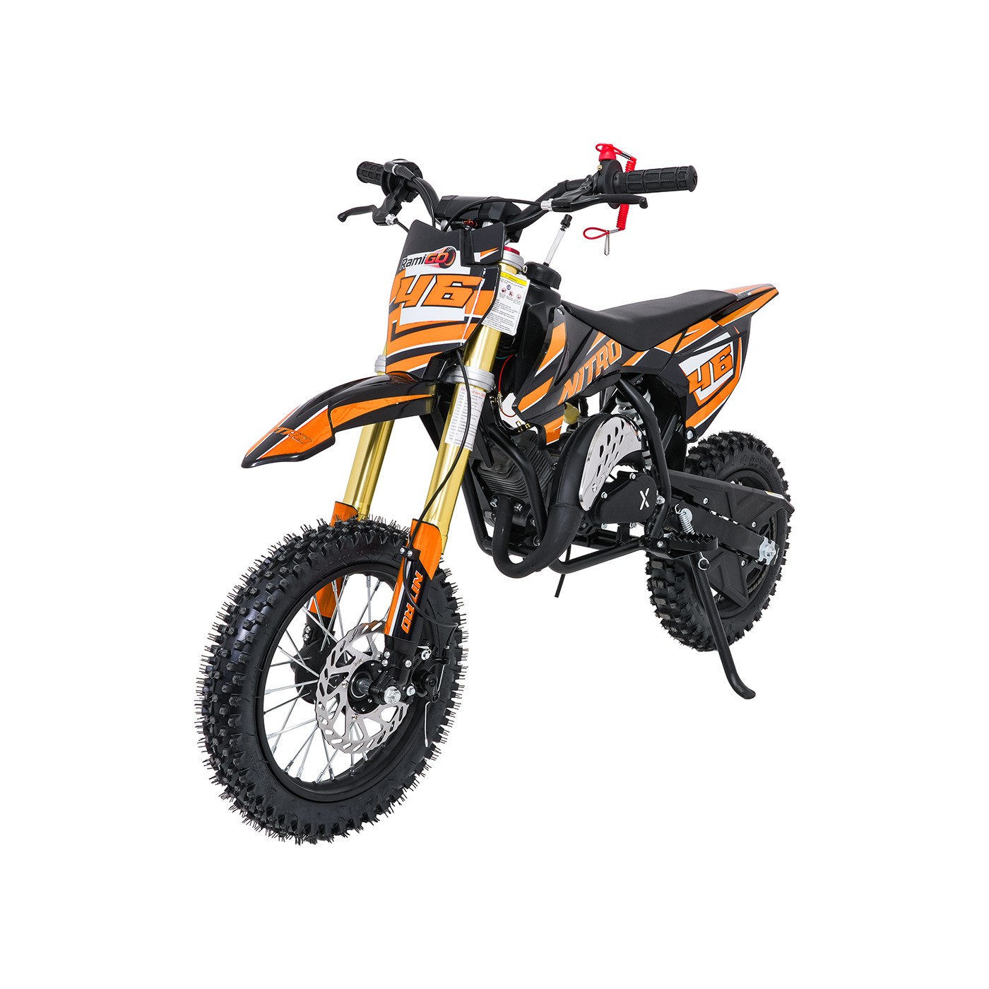 Spalovací motor NITRO 60cc oranžové barvy pro vozidla