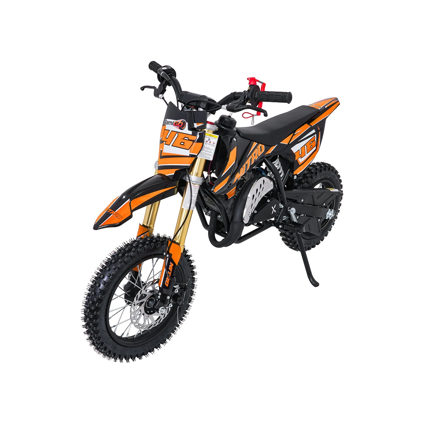 Spalovací motor NITRO 60cc oranžové barvy pro vozidla