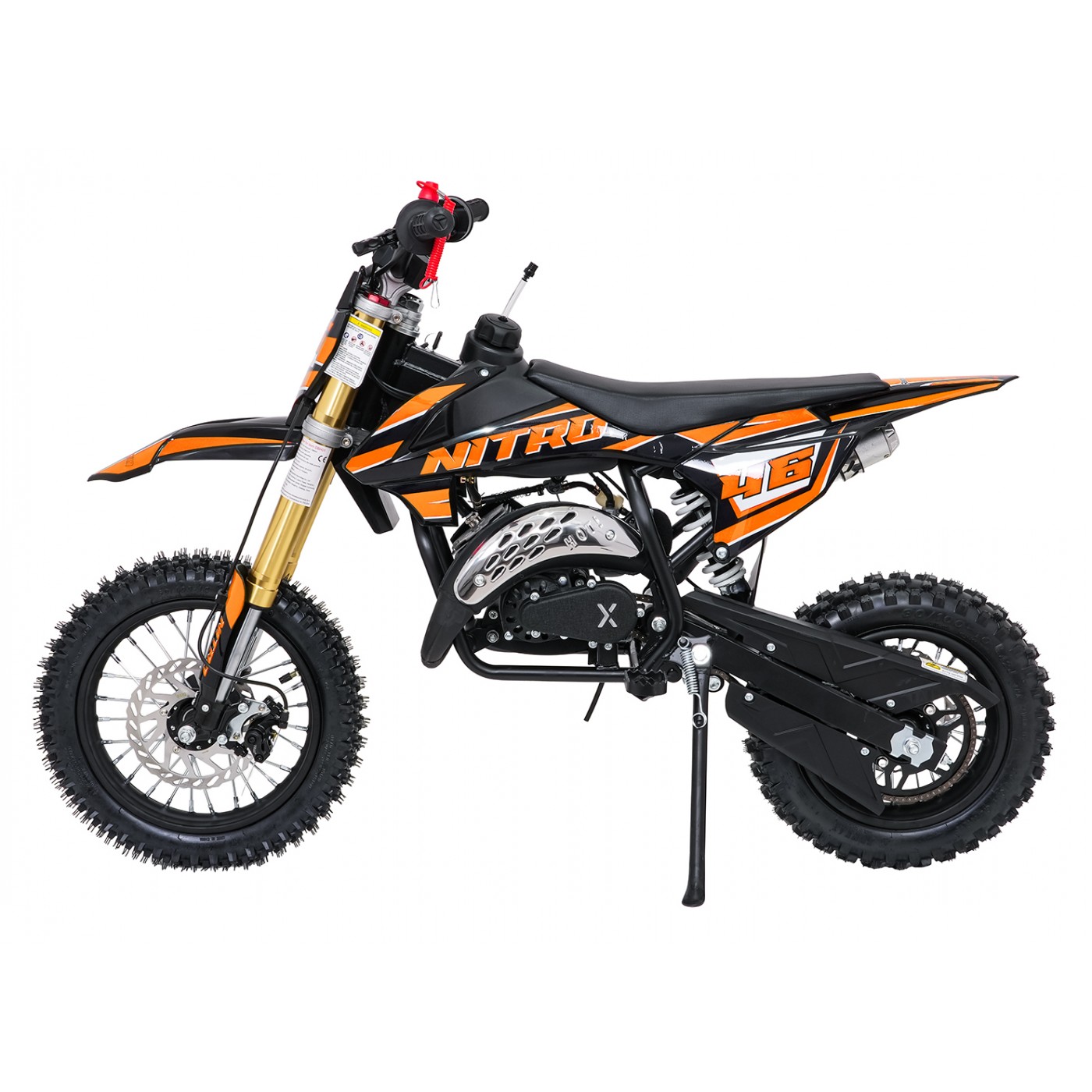 Spalovací motor NITRO 60cc oranžové barvy pro vozidla